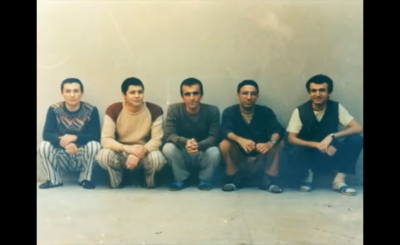 Niyazi Aydın and Dursun Karataş(ın the mıdddle) in prison, mid 1980s